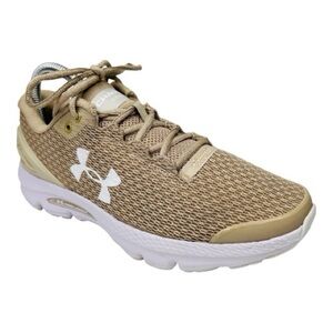 Under Armour Women’s Brown Cafe/White Charged Gemini Running Sneakers Shoes